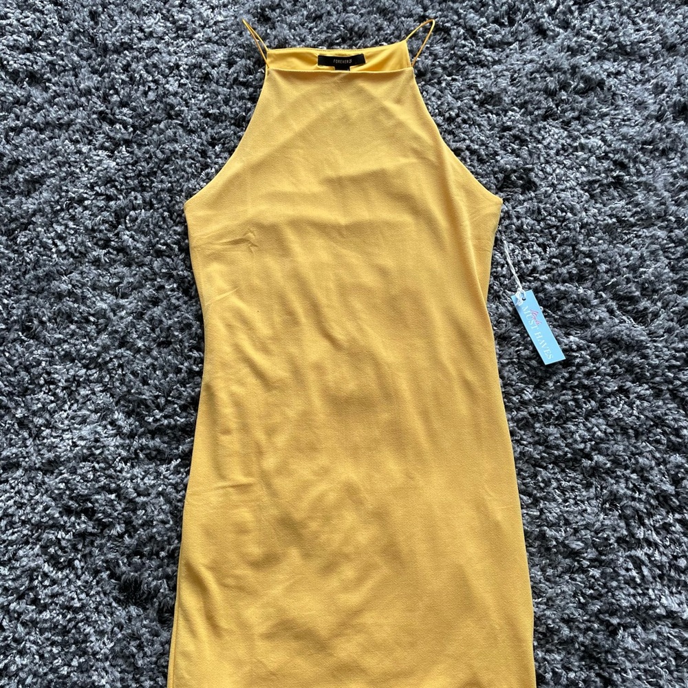 New with Tags Yellow Forever 21 Mini Dress